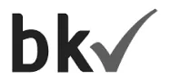 Logo van BKV. Sinds 1997 hét werving- en selectiebureau in de zorg. Gevestigd in Breda.