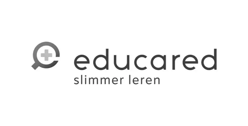Logo Educared. Bij Educared Erkend Opleiden volg je flexibele zorgopleidingen op mbo-niveau waar jouw persoonlijke leerbehoefte voorop staat.
